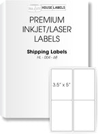 HOUSELABELS 4-up Shipping Labels by HouseLabels