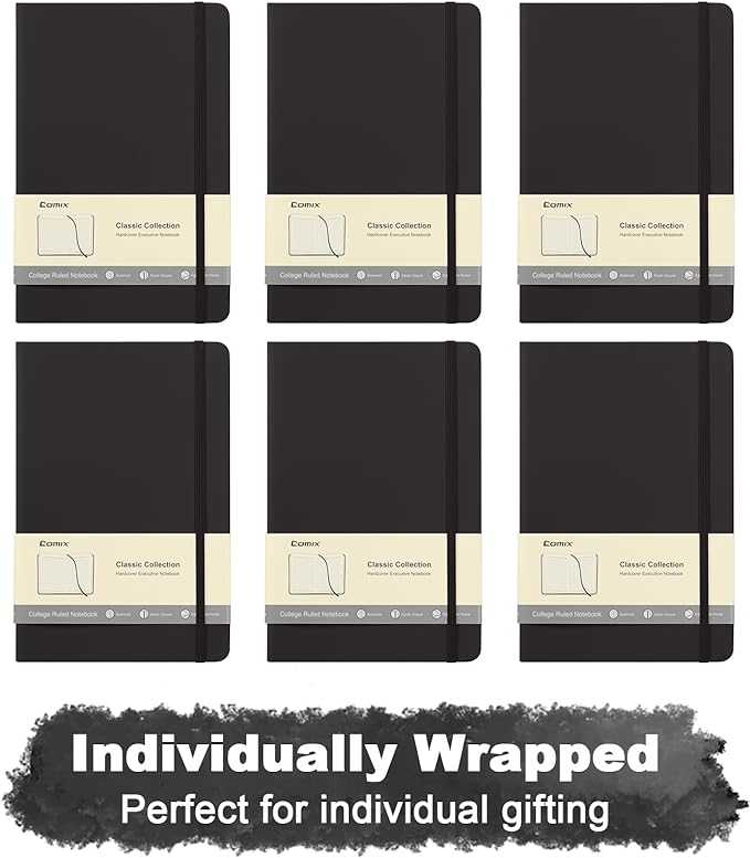 Comix 6 Pack Lined Journal Notebooks - Image 5