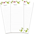 Current Ladybugs Personalized Notepads – Set of 3, 50-Sheet Lined Paper Pads by Current