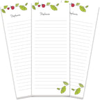 Current Ladybugs Personalized Notepads – Set of 3, 50-Sheet Lined Paper Pads by Current