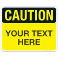 Custom Caution Sign, OSHA Sign, 24x30 Inches, Rust Free .063 Aluminum, Fade by SigoSigns