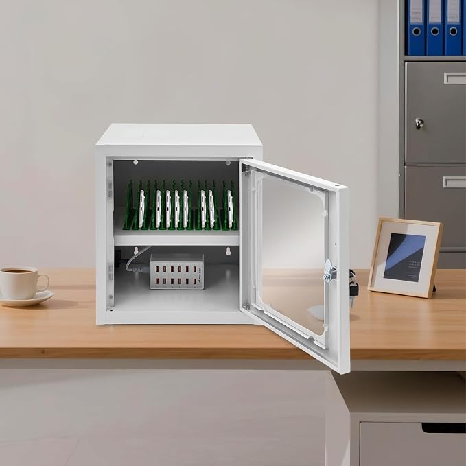 QUEWATSA Cell Phone Charging Station, 12-Device Rechargeable Mobile Phones - Image 2