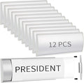 Therwen 12 Pcs Aluminum Office Name Plate Holder by Therwen