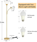 RISLG Floor Lamp, Standing lamp, Stepless Dimming Brightness, Included 9W and - Image 5