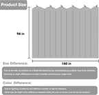 Cbsroro Room Divider Blackout Curtain Track Curtains Wall Dividers Panels Screen - Image 6