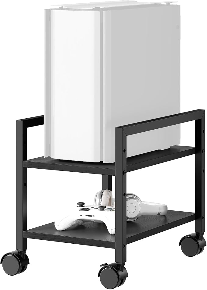 HOOBRO PC Stand, 2-Tier PC Tower Stand Fits Most Computer Towers, CPU Holder - Image 9