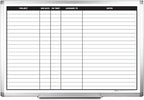 Project Planning Dry-Erase Whiteboard 36" x 24" by CreativeSafetySupply