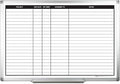 Project Planning Dry-Erase Whiteboard 60" x 40" by CreativeSafetySupply