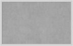 Amanti Art Silver Framed Magnetic Board 21x33 Large Vision Board by AmantiArt