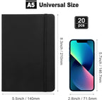Honoson 20 Pack Lined Journal Notebooks A5 Hardcover Executive Notebook 5.5" x - Image 2