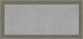 Amanti Art Grey Framed Magnetic Board 25x53 Oversize Vision Board by AmantiArt