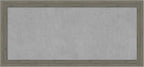 Amanti Art Grey Framed Magnetic Board 25x53 Oversize Vision Board by AmantiArt