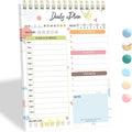 Tlenpo To Do List Notebook Pad, Daily Planner Notepad, 60 Sheets Double Sided by Tlenpo