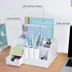My Space Organizers Marble Desk Organizer - Image 8