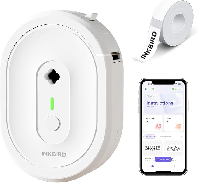 Inkbird Bluetooth Label Maker Machine by Inkbird