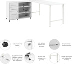 Bush Business Furniture Hustle 72W x 30D Computer Desk and Storage Cabinet - Image 8