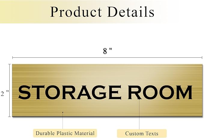 Custom Office Engraved Name Plate - Image 4