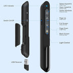 Presentation Clicker Wireless Presenter, 2.4GHz Presenter Clicker PPT Clicker - Image 7