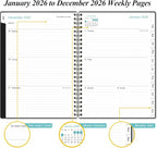 2026 Planner - Planner 2026 from January 2026 - December 2026, Weekly & Monthly - Image 3
