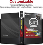 COMIX Sturdy 3 Ring Binder 0.5 inch - Image 5