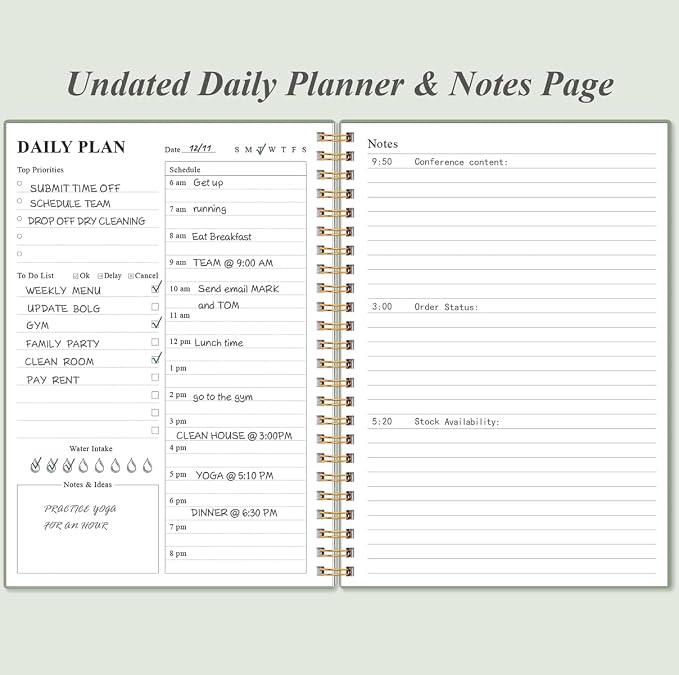 Daily Planner Undated - Image 3