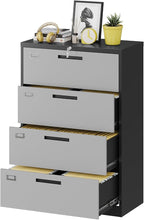 Fesbos Metal Steel 4 Drawer Lateral File Cabinet by Fesbos