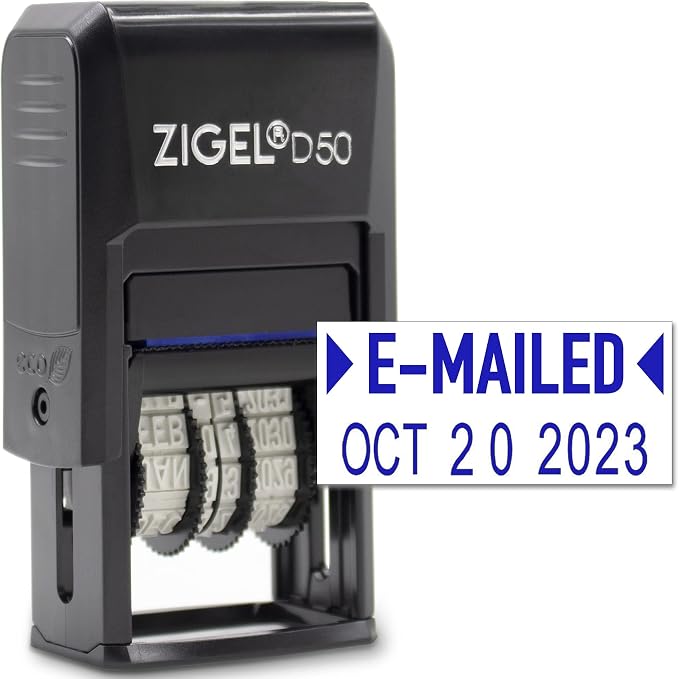 ZIGEL D50 Date Stamp with E-MAILED by ZIGEL