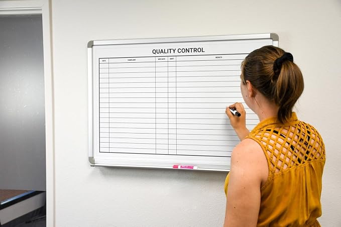 Quality Control Whiteboard 36" x 24" - Image 4