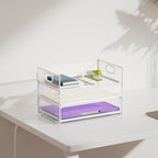 Marbrasse 3 Tier Paper Organizer Letter Tray, Mesh File Organizer - Image 6