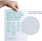 Uinkit 120 Sheets Presentation Paper Matte 8.5x11 Inkjet 48lb 180gsm Single - Image 7