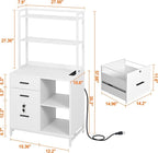 Livofloral Vertical File Cabinet - Image 3