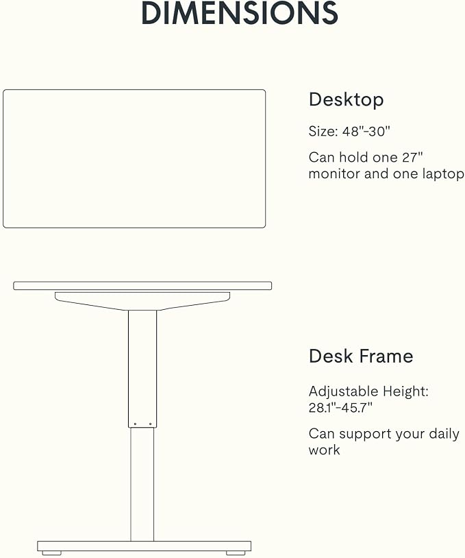 FLEXISPOT EN1 One-Piece Standing Desk - Image 5