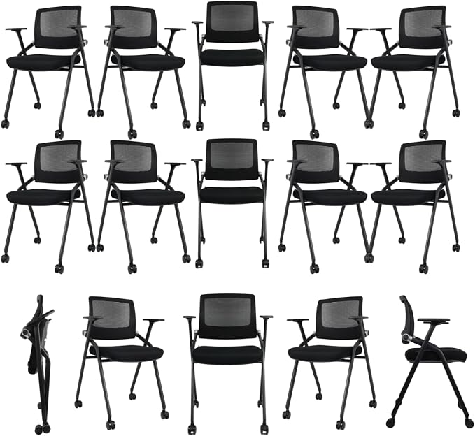 40 Pack Foldable Office Chairs - Image 2