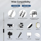 2 Pack Photography C Stand: 100% Stainless Steel - Image 3