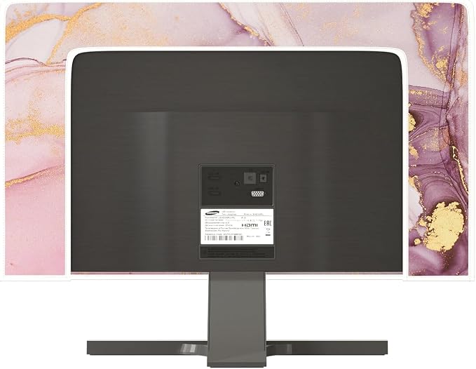 Baocicco Pink Gold Marble Waterproof Screen TV Cover 80 Inch Decorative Modern - Image 5