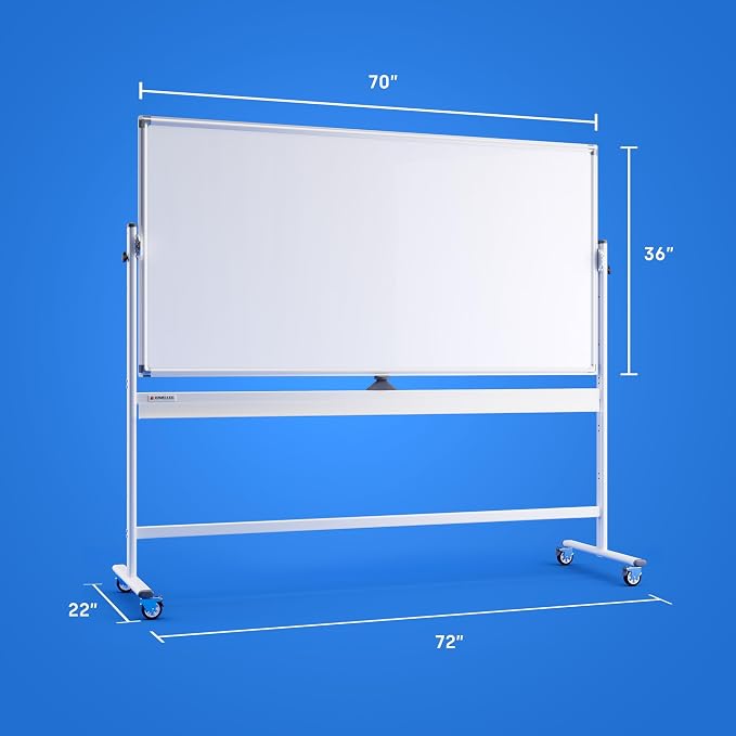 Rolling Dry Erase Board 70 x 36 - Image 9