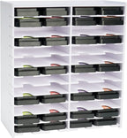 Krafetto 26 Grids Ink Pad Storage Rack, Wall-mountable Stamp Pad Organizer by Krafetto