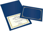 Geographics Classic Linen Document Covers 12.5” x 9.75” Navy Blue 60 Pack - Image 5