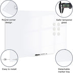 Magnetic Glass Whiteboard, Classroom - Image 3