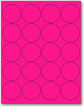 NextDayLabels - 8-1/2 x 11 Neon Color High Light Fluorescent Labels by NextDayLabels