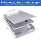 Sunnyclip Metal Clipboard with Storage, Aluminum Three-Tier Box Clipboards - Image 7
