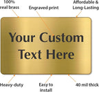 SmartSign Custom Brass Sign - Image 4