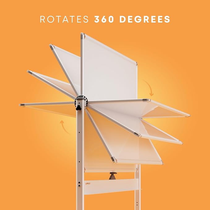 Rolling Dry Erase Board 46 x 32 - Image 5