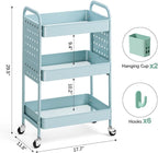 KINGRACK 3 Tier Rolling Cart - Image 6
