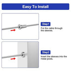 BLIKA Upgraded 80 Pack Stainless Steel Protector Sleeves - Image 3