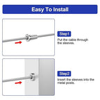 BLIKA Upgraded 100 Pack Stainless Steel Protector Sleeves - Image 4