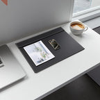 KINGFOM Ultra-Smooth PU Leather Desk Pad & Mat Office Desk Drawing & Writing - Image 5