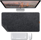 Bright Stone Felt Desk Mat, Non-Slip Mouse Pad, 31.5"x15.7" Office Supplies by BRIGHTSTONE