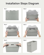 Oterri Cardboard File Organizer Box - Image 5