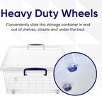 Superio Storage Bins with Lids, Stackable Totes, BPA Free, Odor Free, Organizer - Image 5